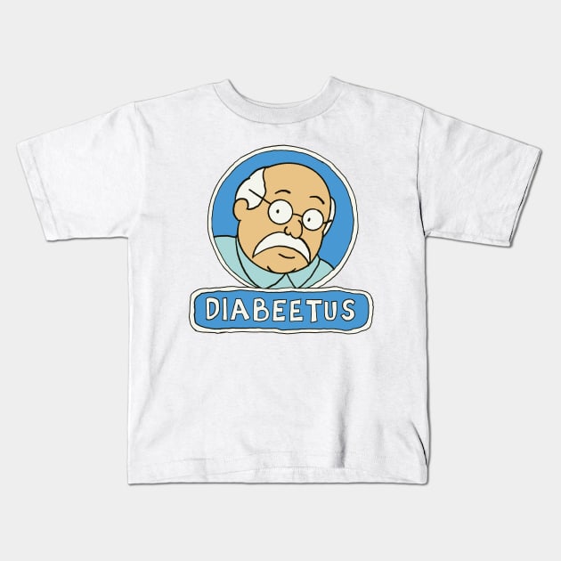 Diabeetus Kids T-Shirt by Lidi Hard